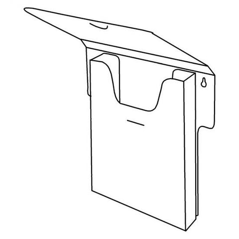 Disposable Brochure Holder with Lid