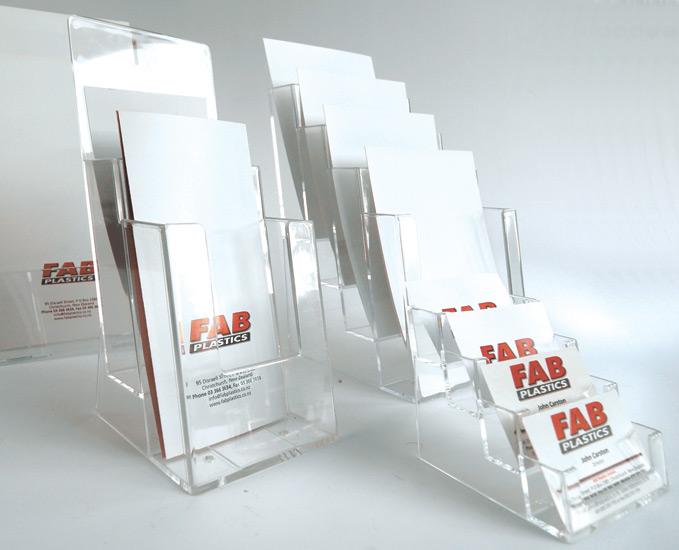 A4 3 Tier Portrait Brochure Holder – FAB Plastics